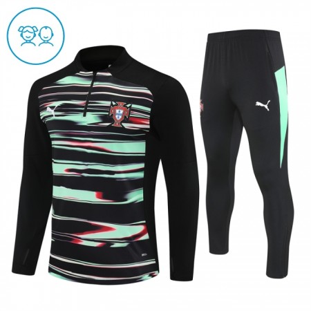 Dječji Portugal Sweatshirt Za Trening Četvrt Zip 2024-25 Dječji Portugal Sweatshirt Za Trening Četvrt Zip 2024-25